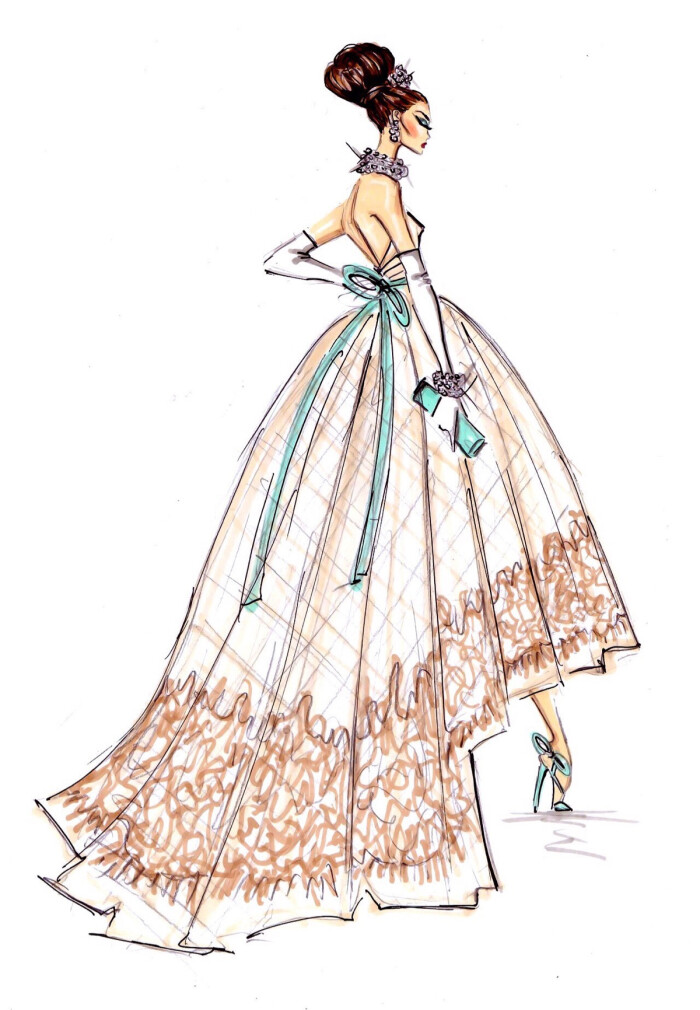 筆尖上的時(shí)尚 手繪服裝插畫中的藝術(shù)魅力與素材靈感